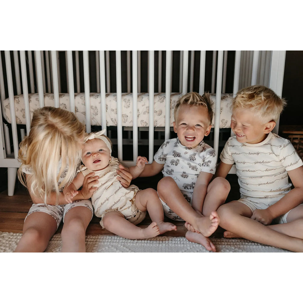Organic Bowtie Shoulder Bodysuit | Howdy