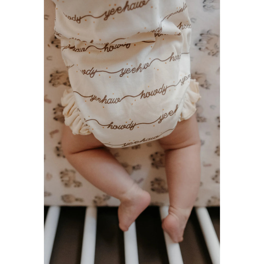 Organic Bowtie Shoulder Bodysuit | Howdy