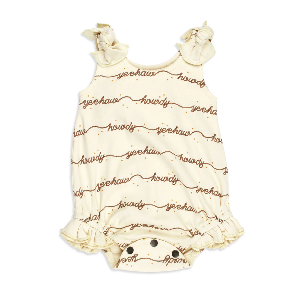 Organic Bowtie Shoulder Bodysuit | Howdy