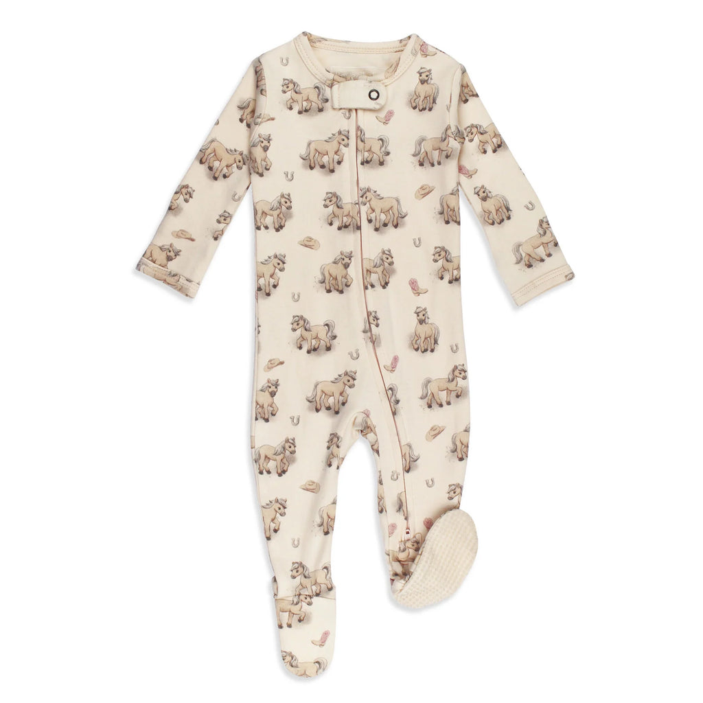 Organic Zipper Footie