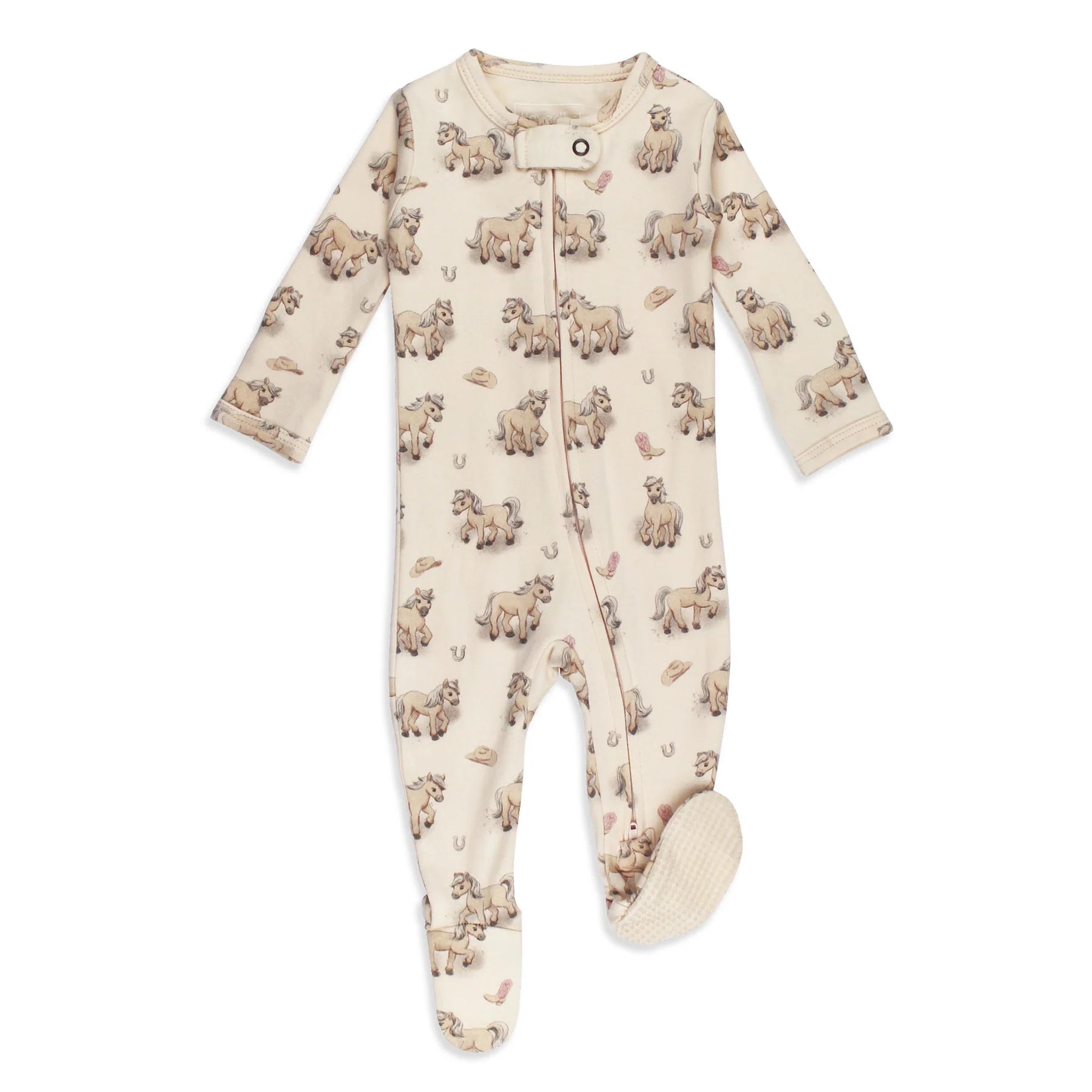 Organic Zipper Footie