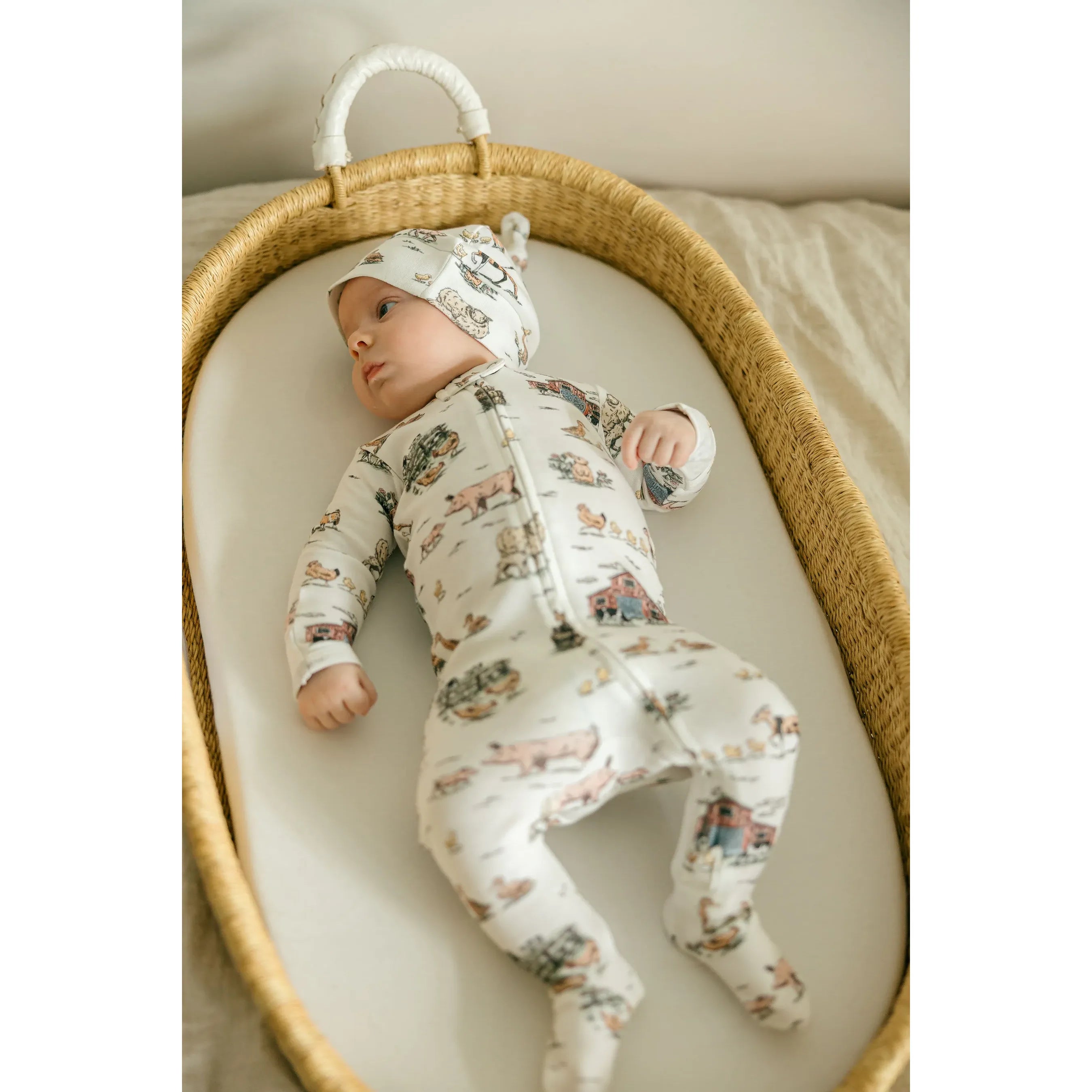 Organic Zipper Footie