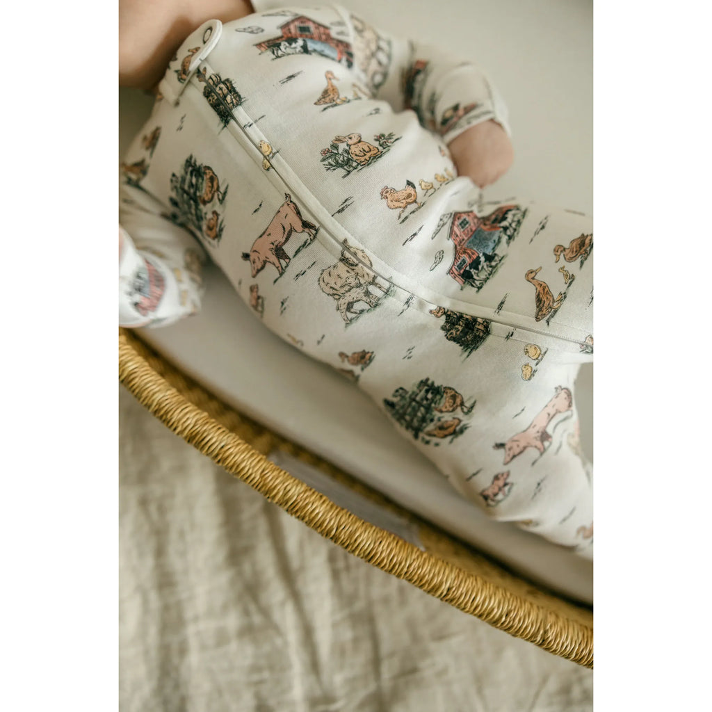 Organic Zipper Footie