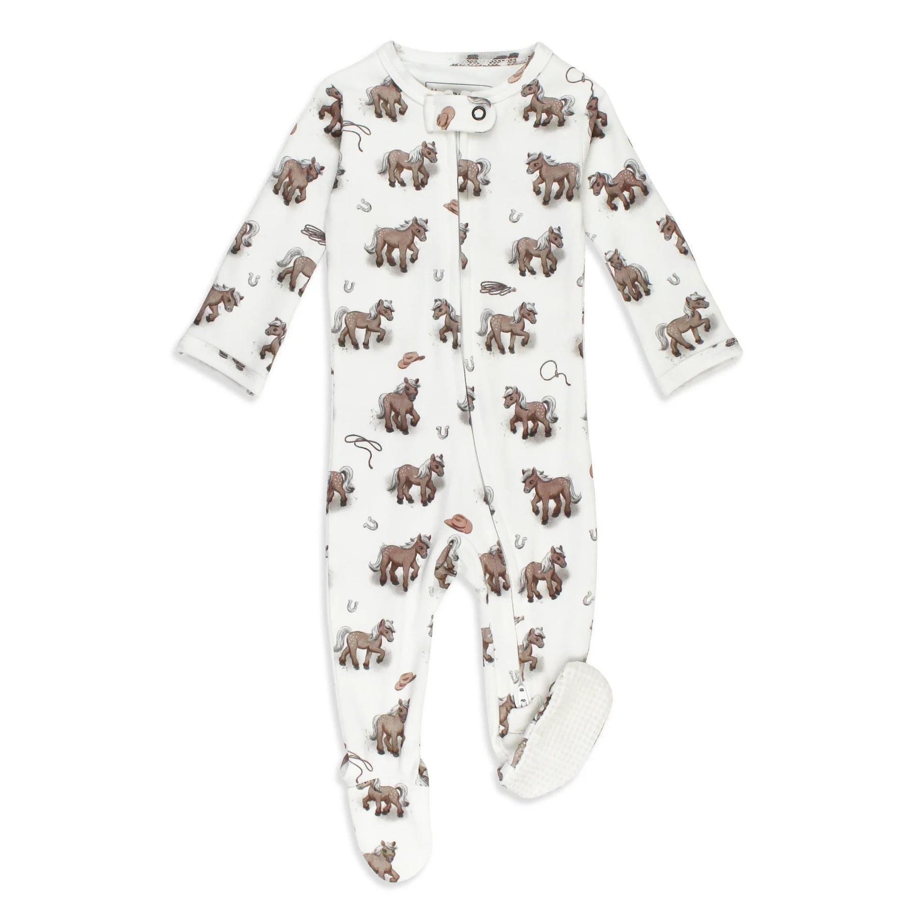 Organic Zipper Footie