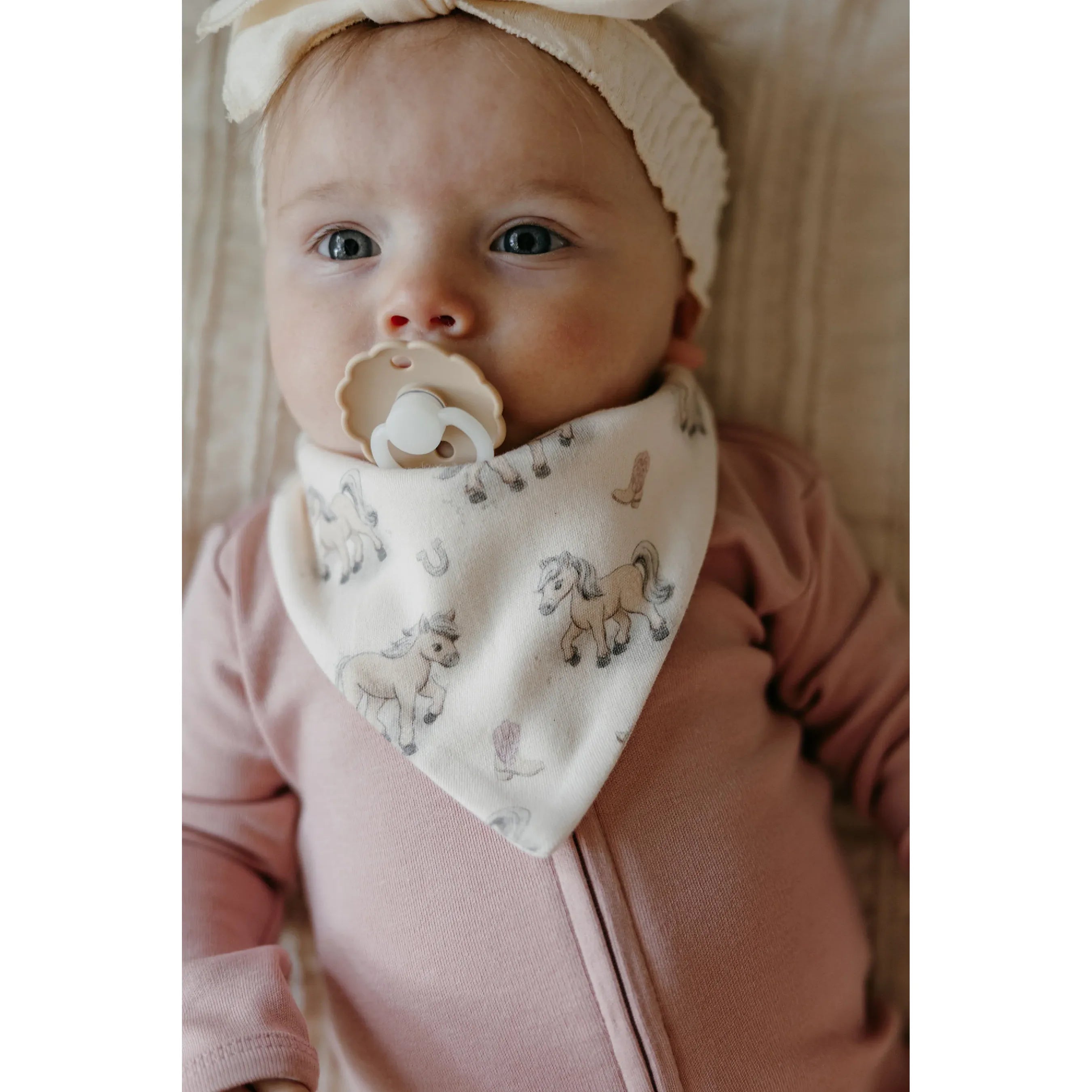 LIMITED EDITION S/2 Organic Bandana Bibs