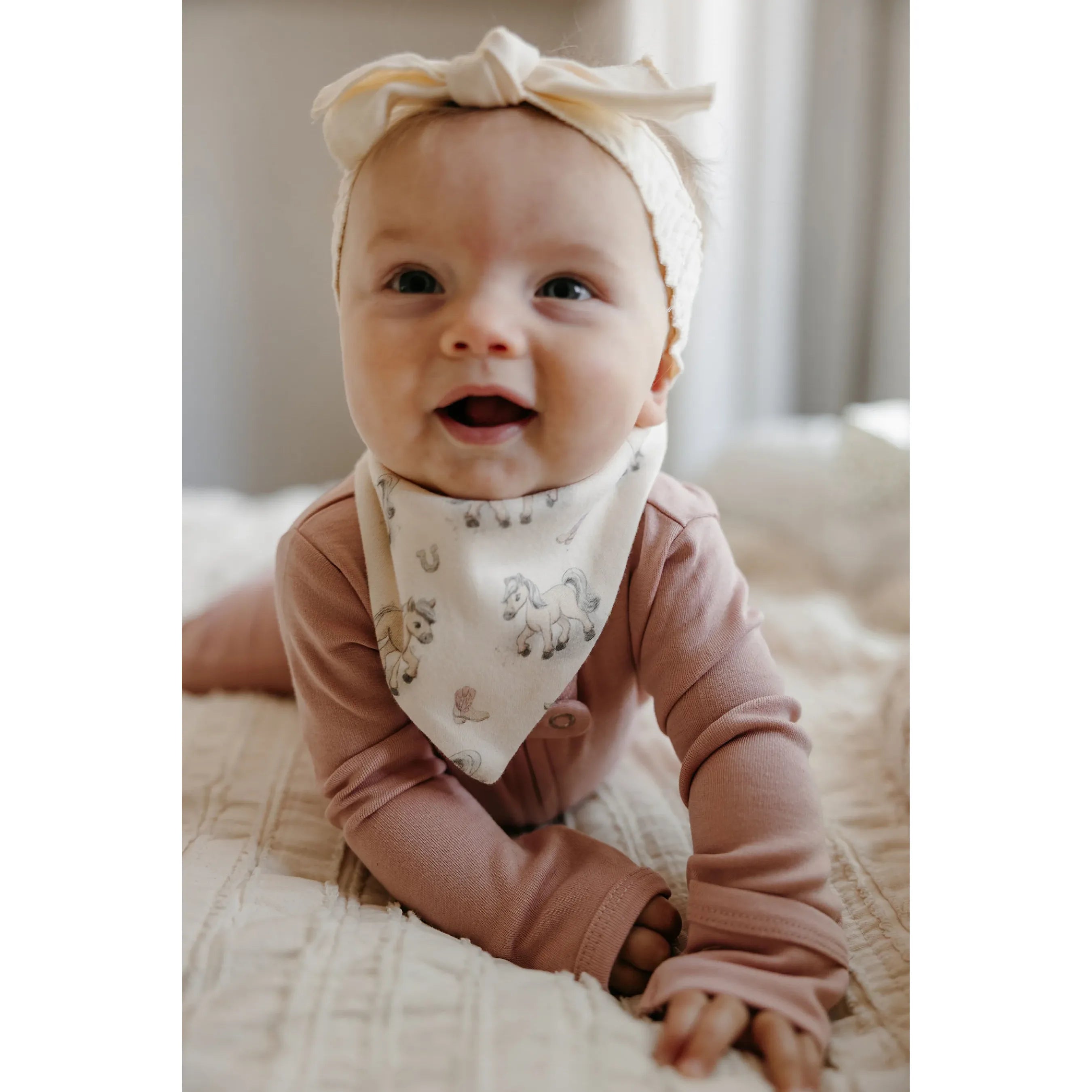 LIMITED EDITION S/2 Organic Bandana Bibs