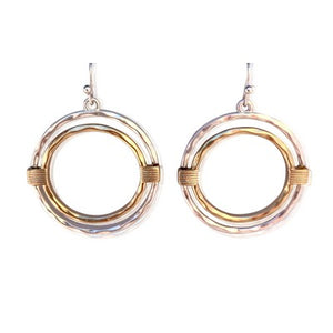 Overton Earrings | Two Tone