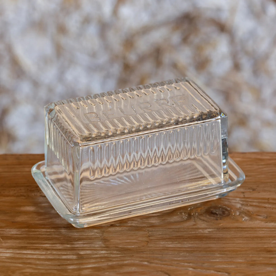 Vintage Style French Butter Dish