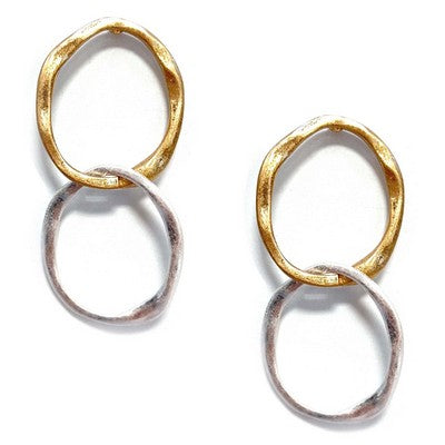 Double Circle Earrings