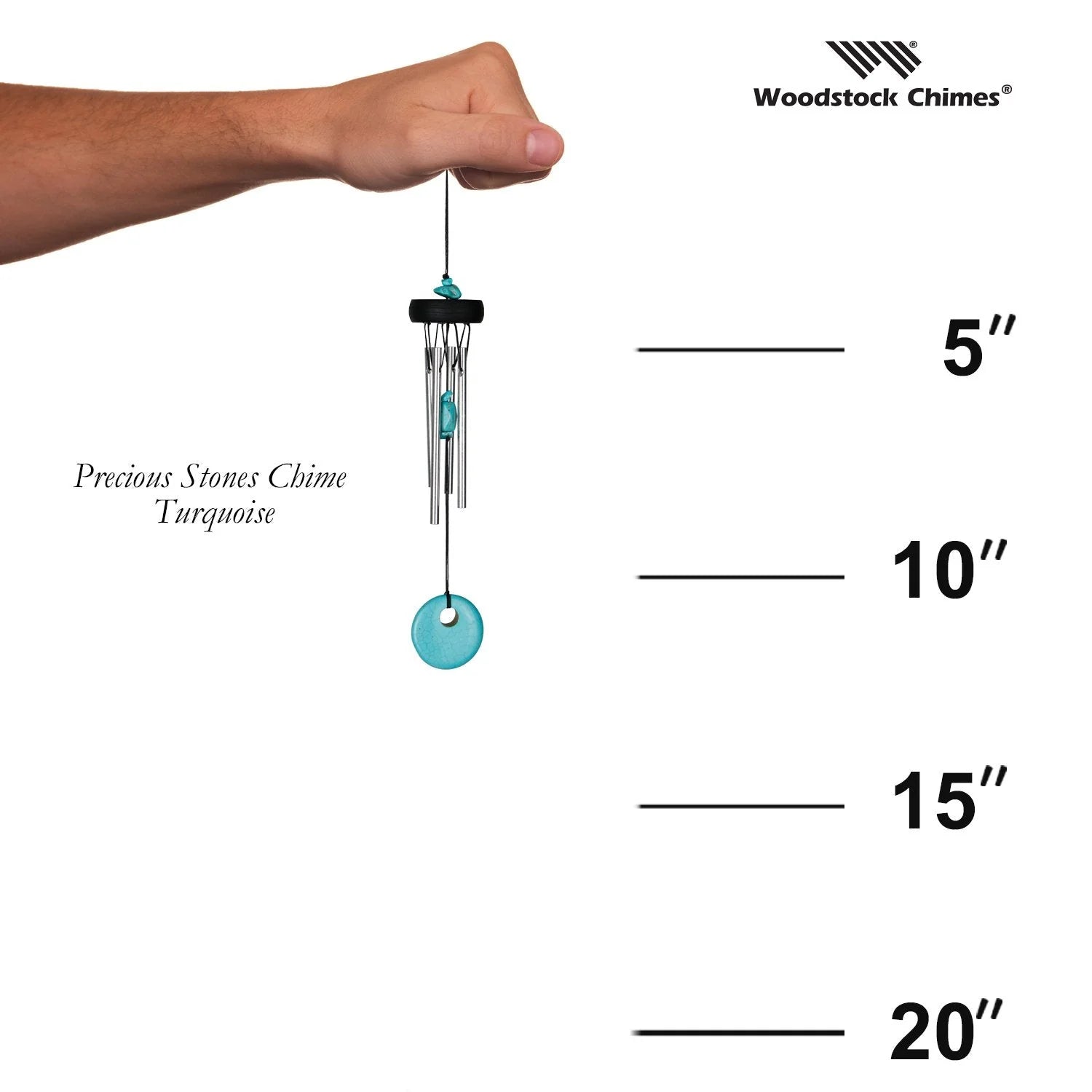 Precious Stones Chime | Turquoise