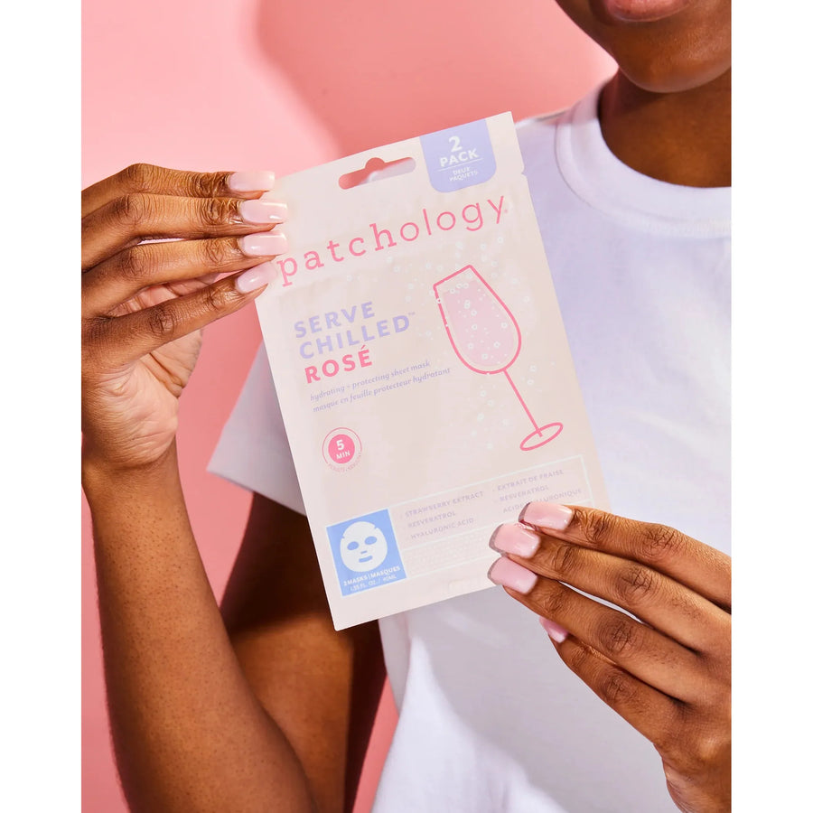 Serve Chilled Rosé Sheet Mask