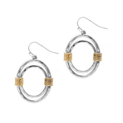 Ryland Earrings | Gold + Silver