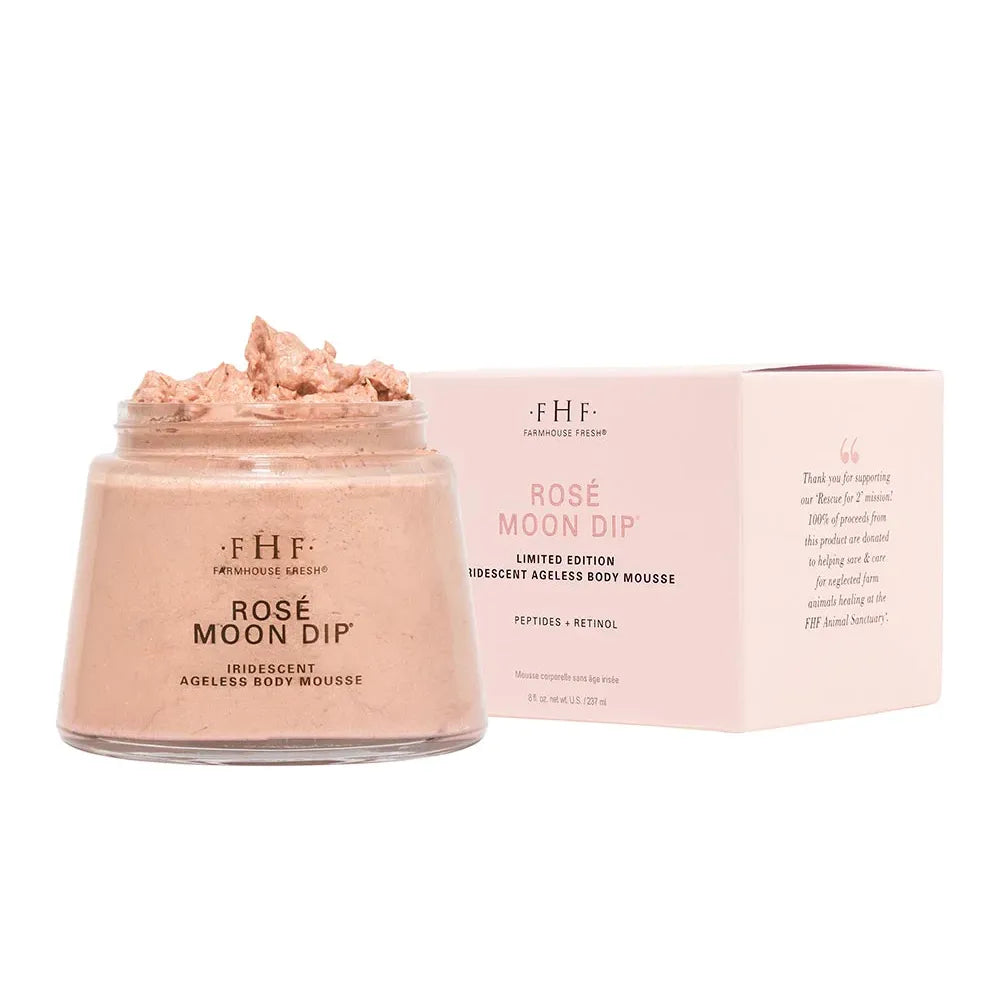Rosé Moon Dip® Back to Youth Ageless Body Mousse