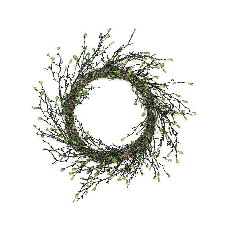 Twig & Mini Leaf Wreath