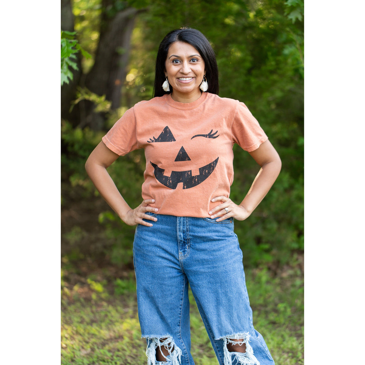 Pumpkin Face | Adult Tee