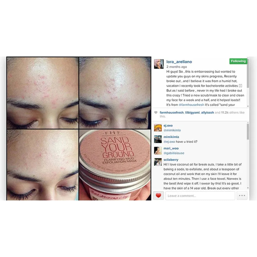 Sanded Ground® Clarifying Mud Exfoliation Mask