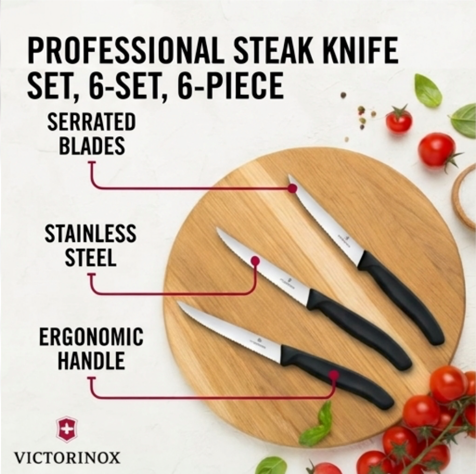 Steak & Pizza Knife Set