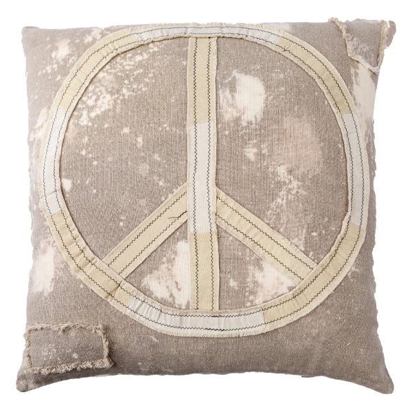 Pillow Collection - Splattered Peace Sign Pillow