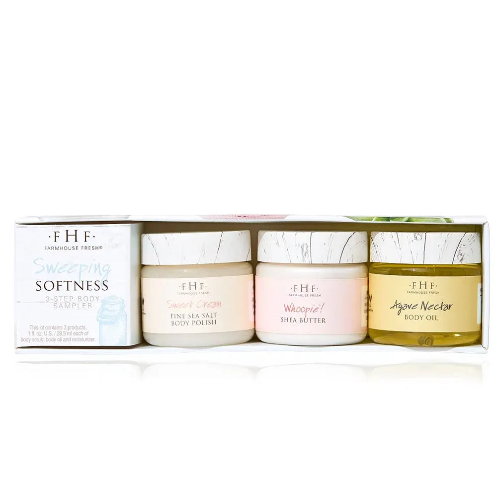 Sweeping Softness 3-Step Body Sampler Set
