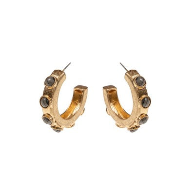 Tatum Earrings | Labradorite