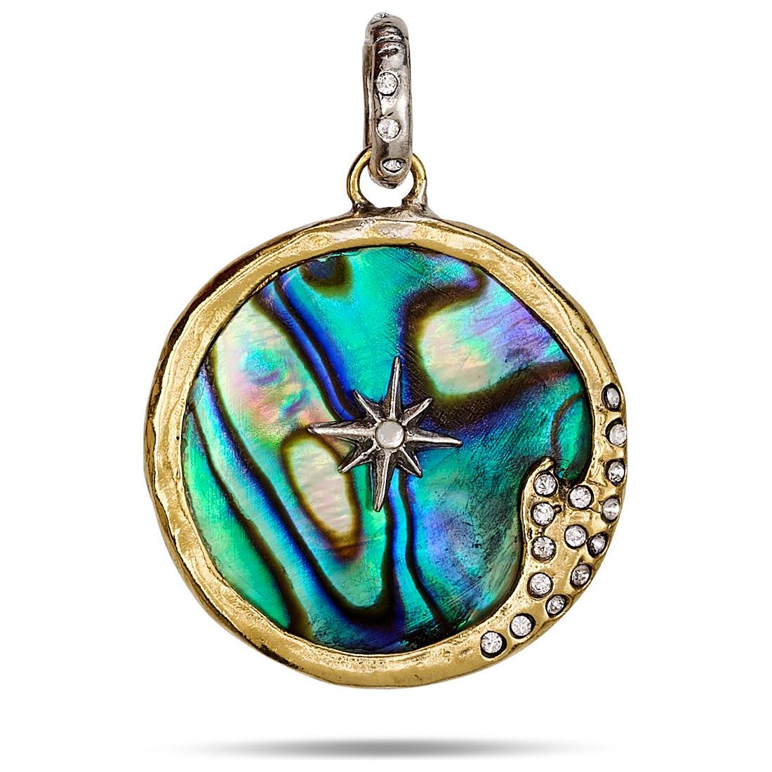 The Sea is Always Home Abalone Pendant