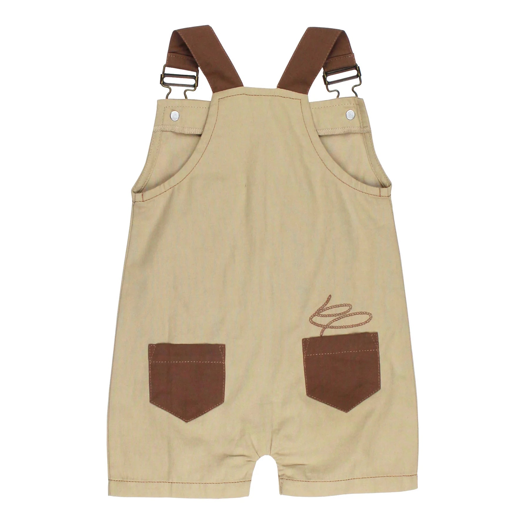 LIMITED EDITION Organic Twill Sleeveless Overall | Oatmeal