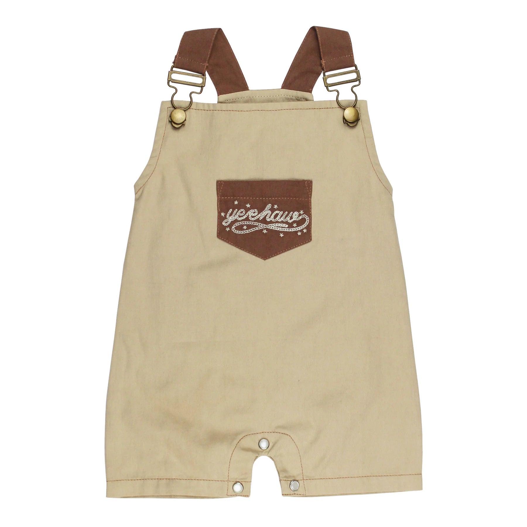 LIMITED EDITION Organic Twill Sleeveless Overall | Oatmeal