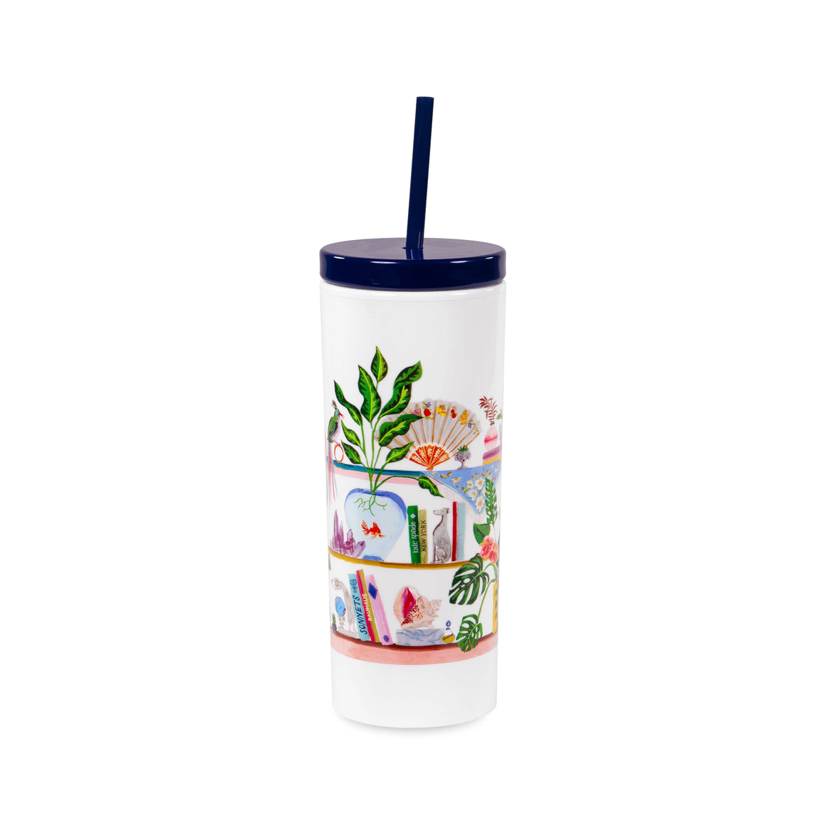 Kate Spade | Bookshelf Acrylic Tumbler