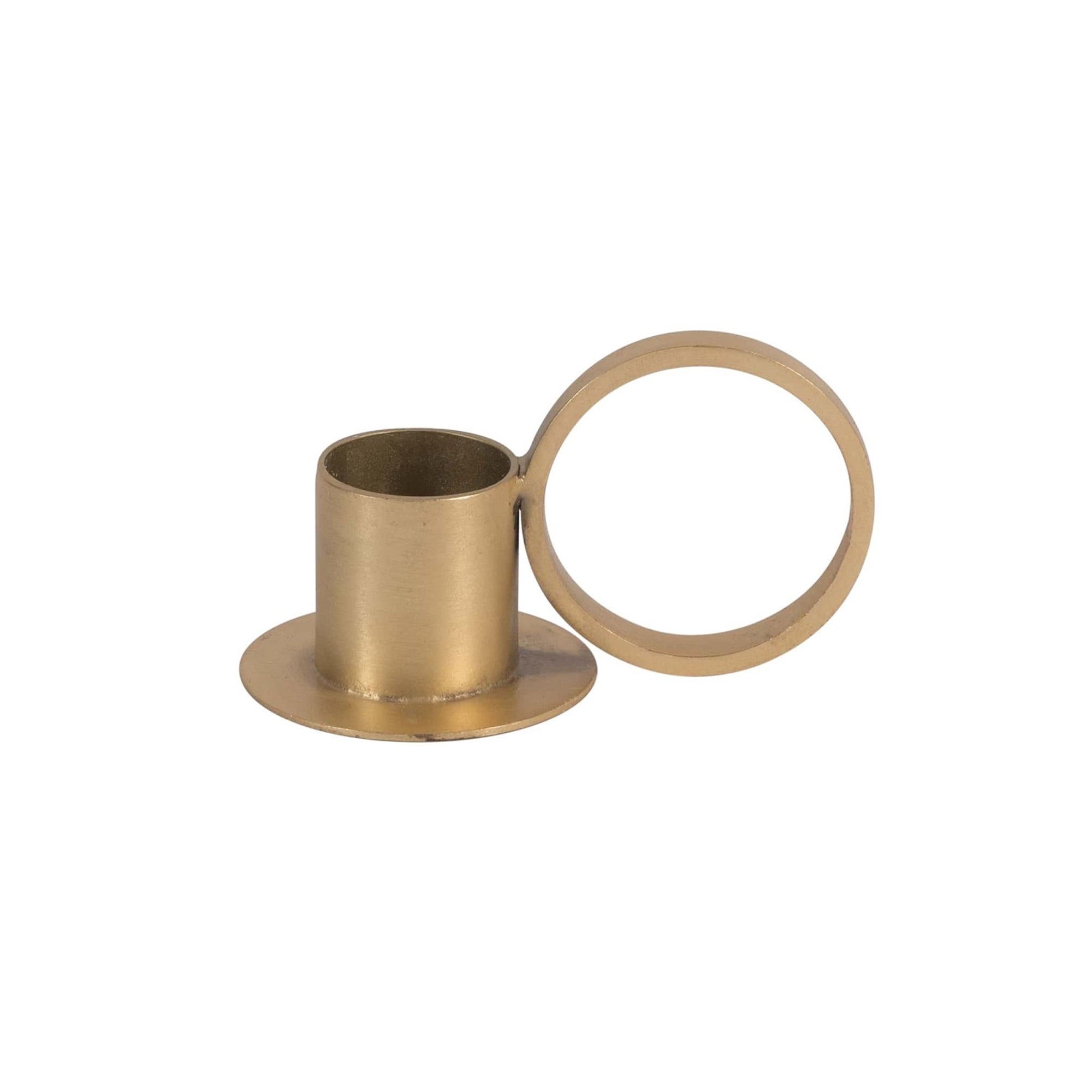 Gold Candleholder | Circle