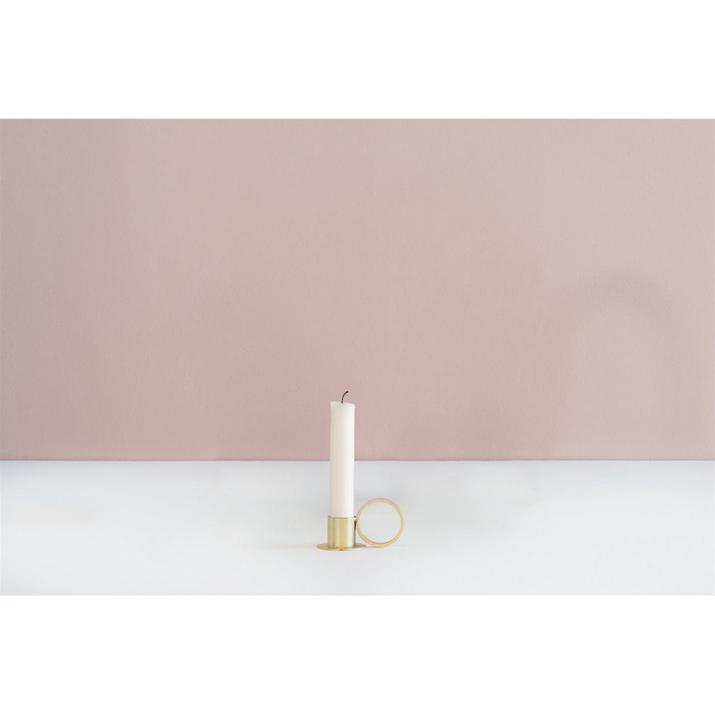 Gold Candleholder | Circle