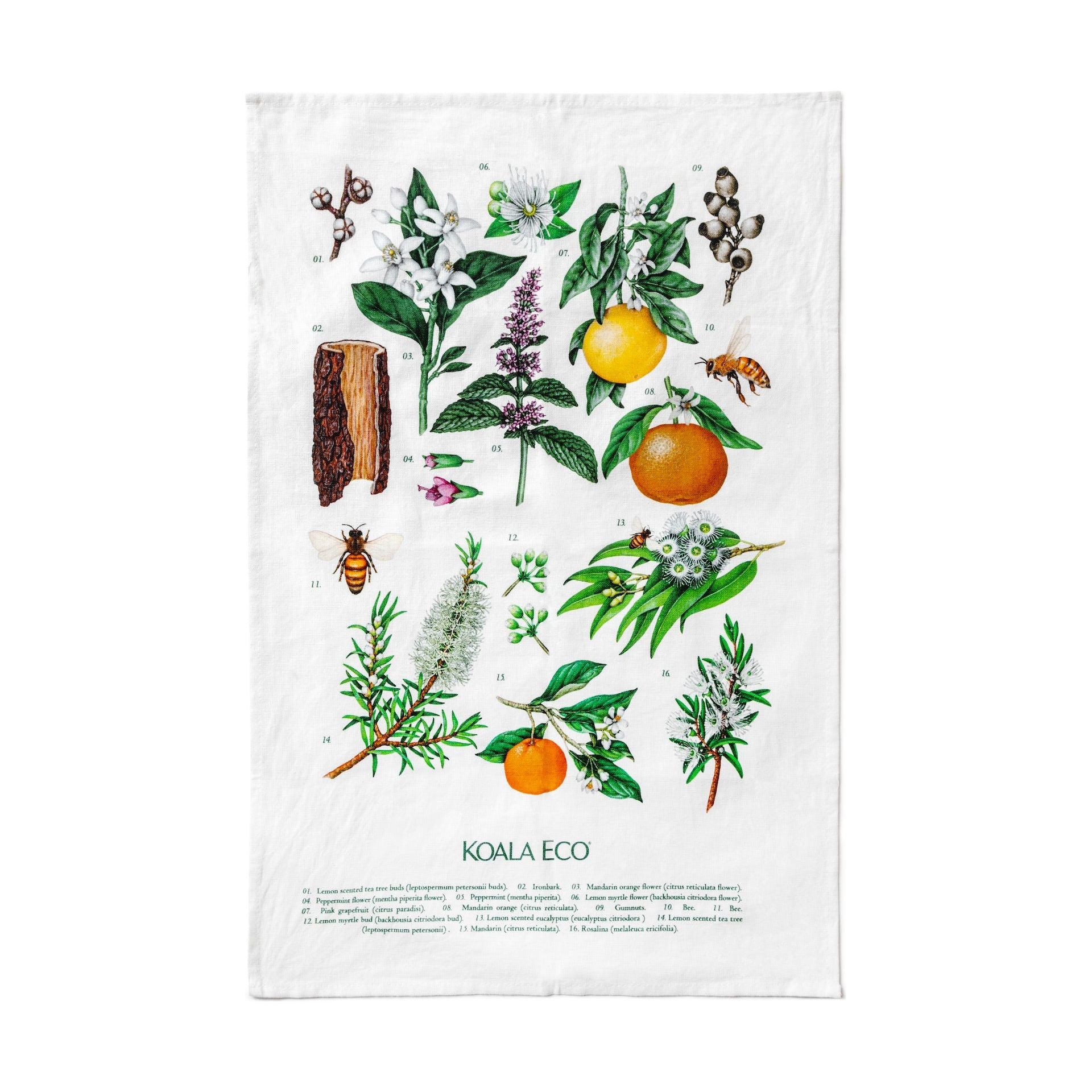 Koala Eco Terra Botanica Tea Towel