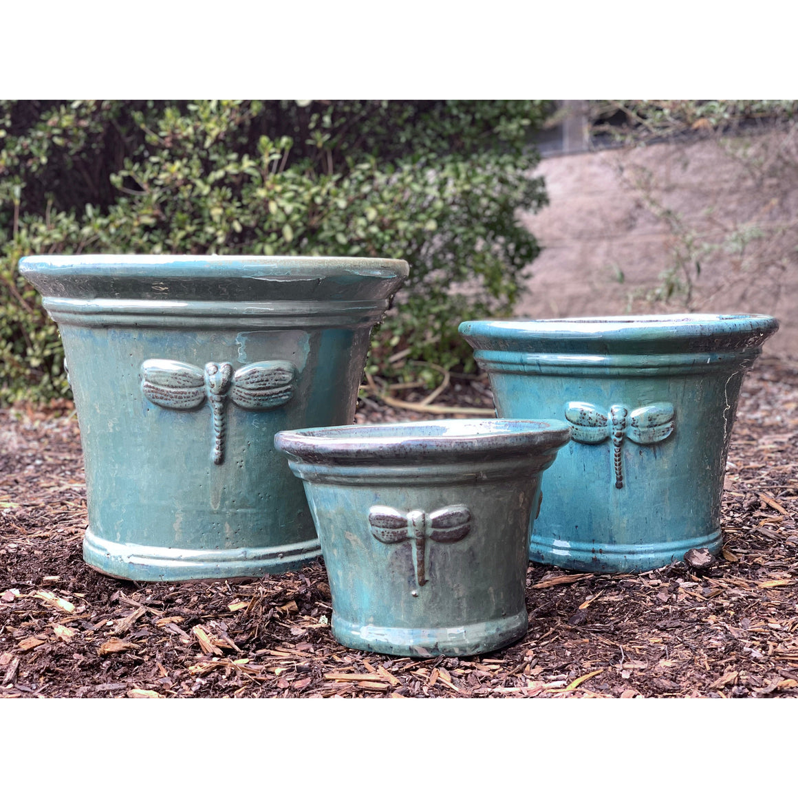 Dragonfly Pot | Aqua