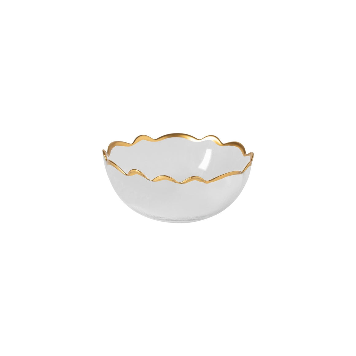 Francesca Collection | Soup/Cereal Bowl - Gold Rimmed