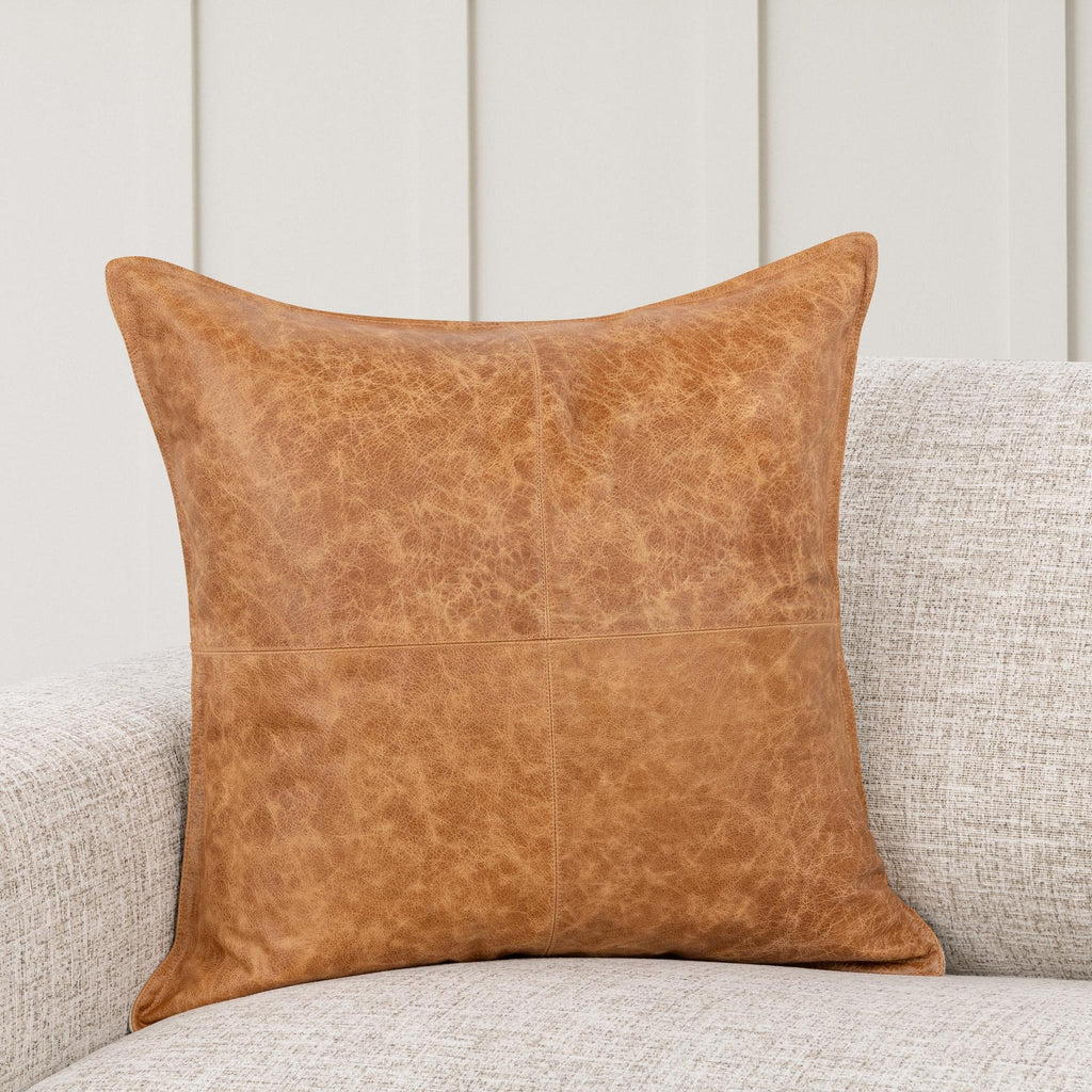 SLD Dumont Leather Pillow | Chestnut