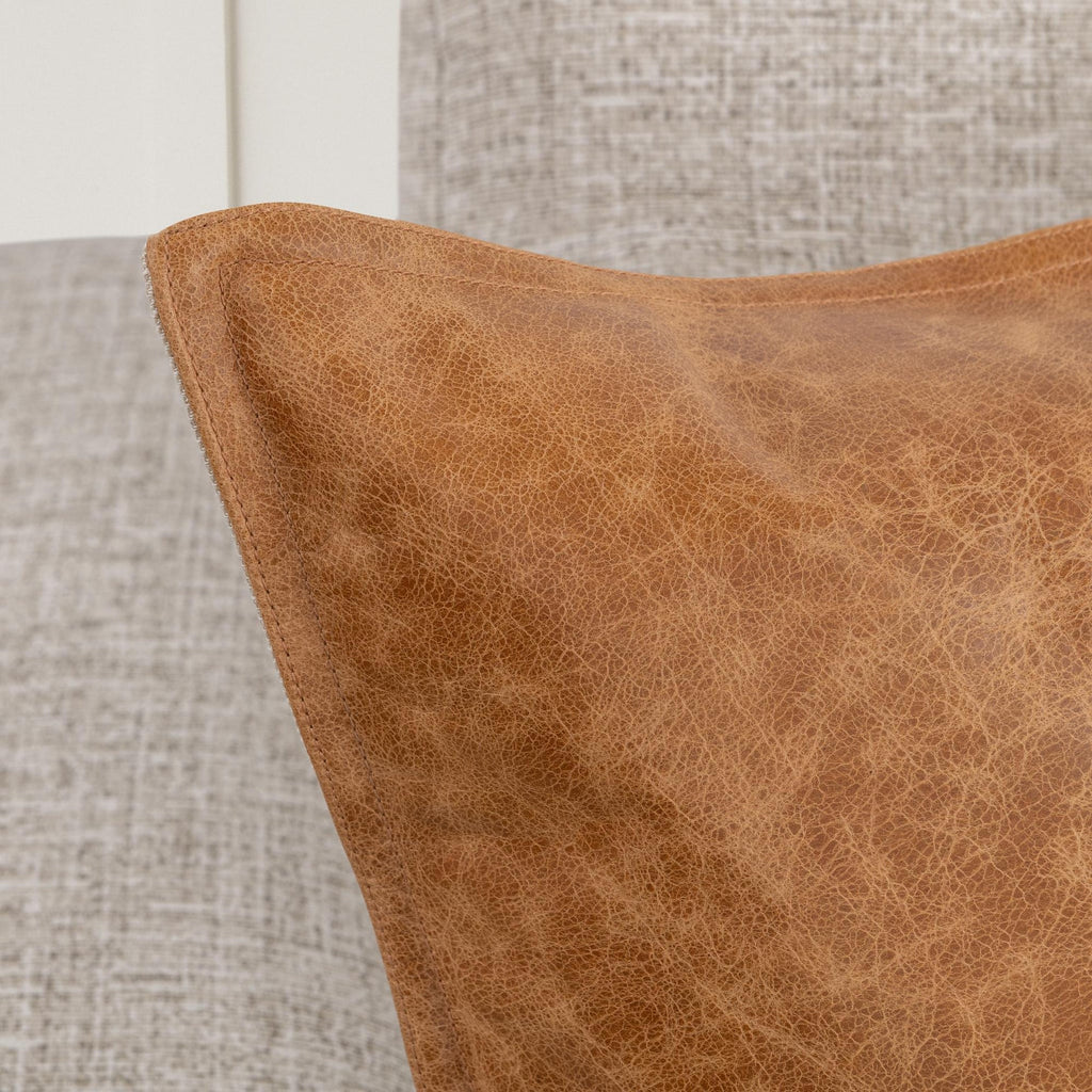SLD Dumont Leather Pillow | Chestnut