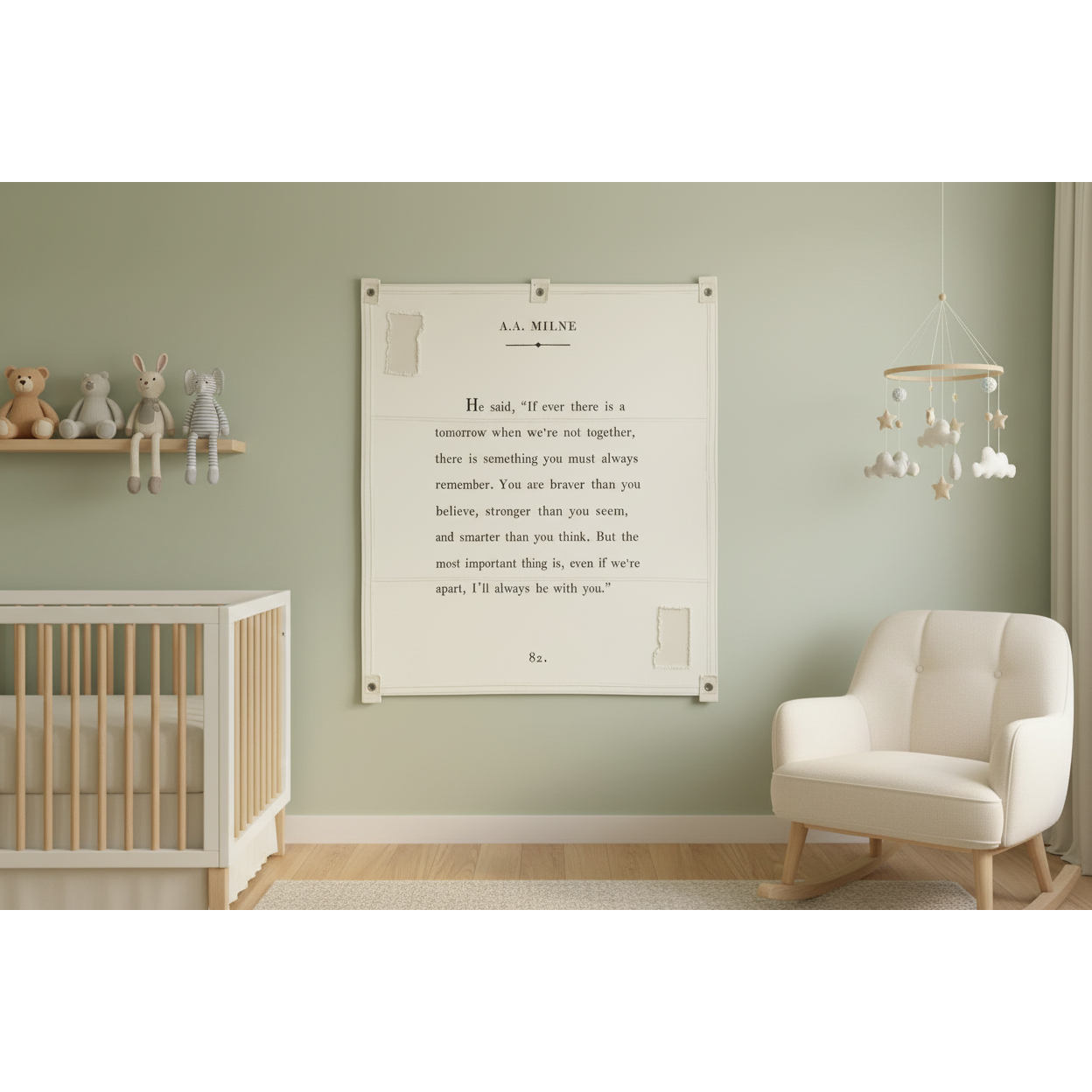 Wall Tarp | A.A. Milne