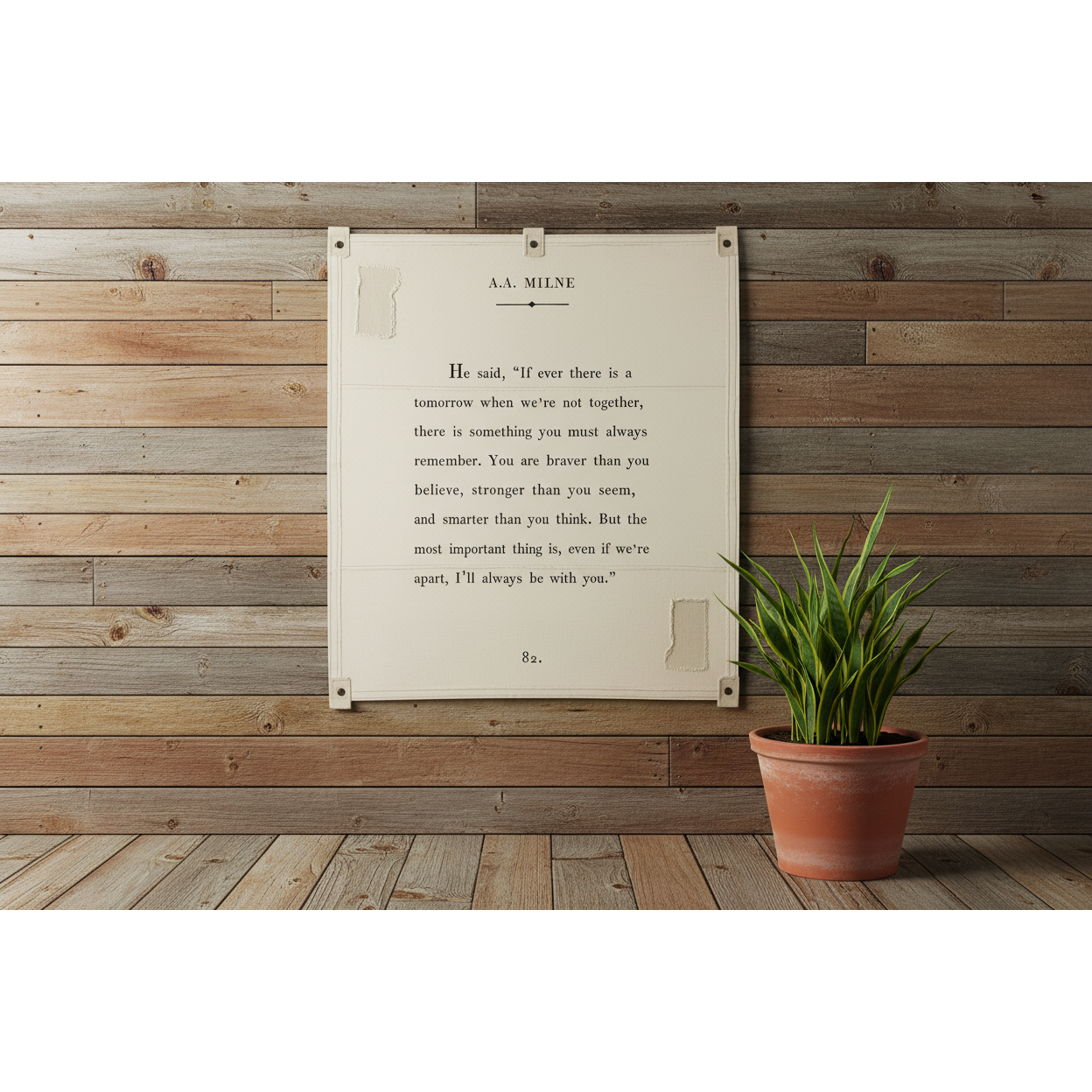 Wall Tarp | A.A. Milne