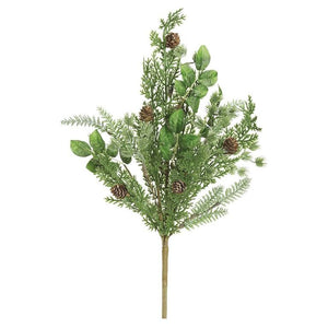 Mixed Pine Bush w/Mini Cones