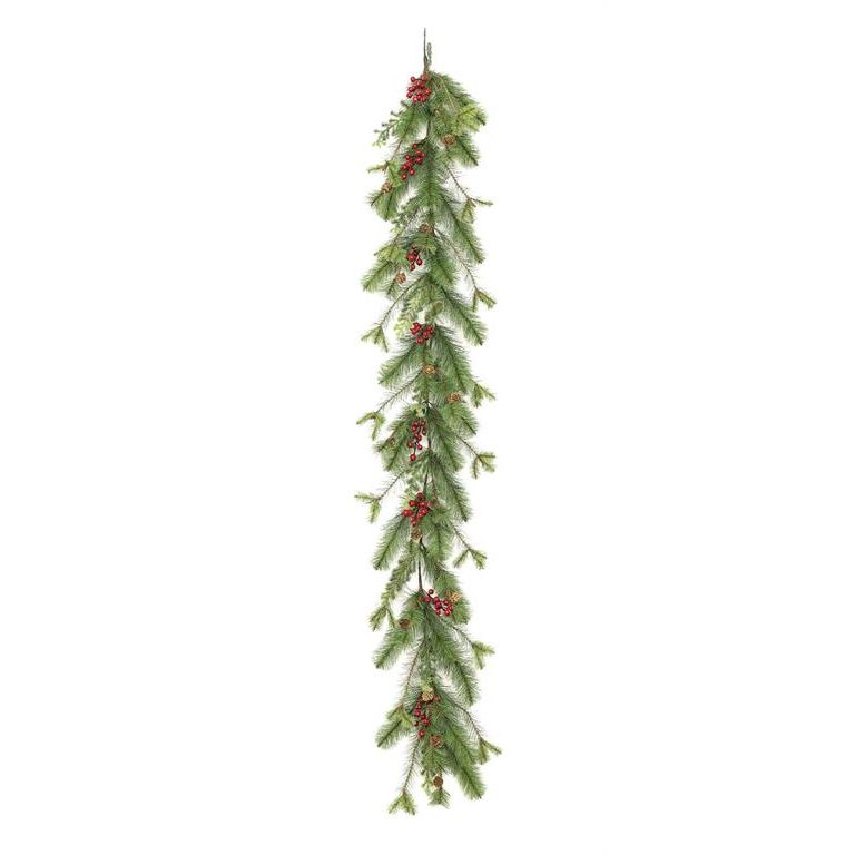Pine, Berry & Pinecone Garland