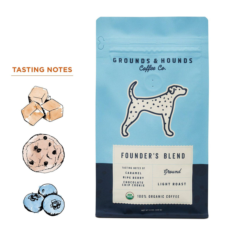 Grounds & Hounds Coffee Co.® Roast Coffee | Founder's Blend (Whole Bean)