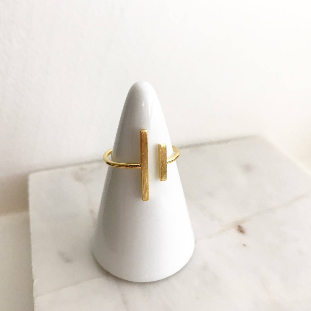 Double Bar Ring | Silver