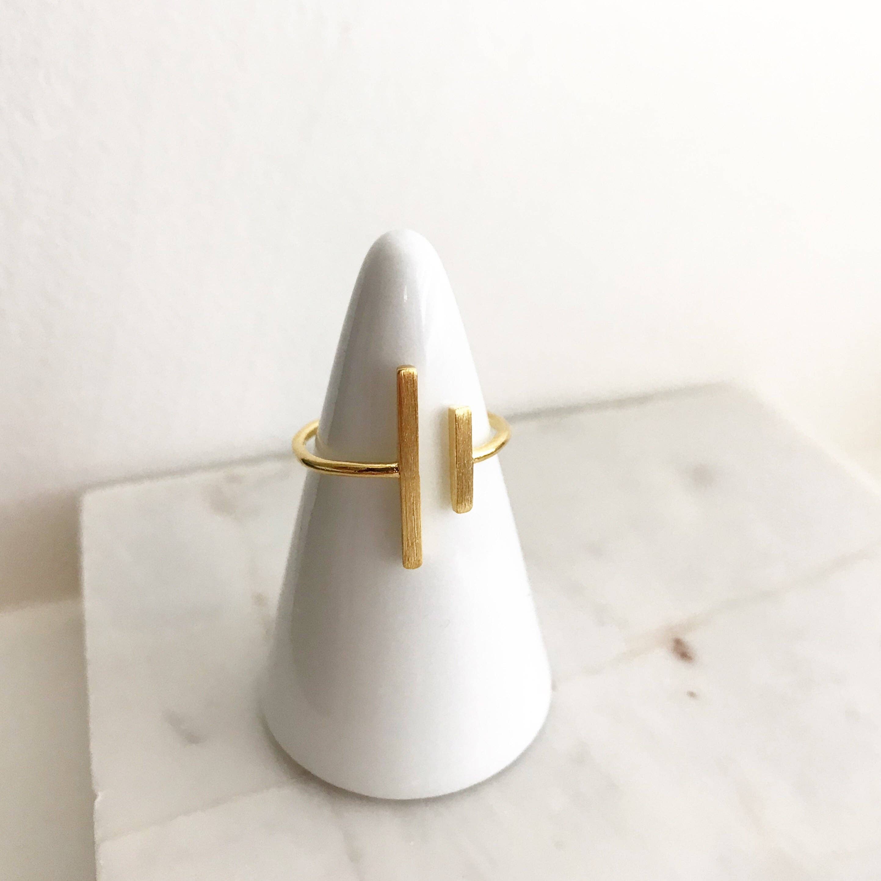Double Bar Ring | Silver