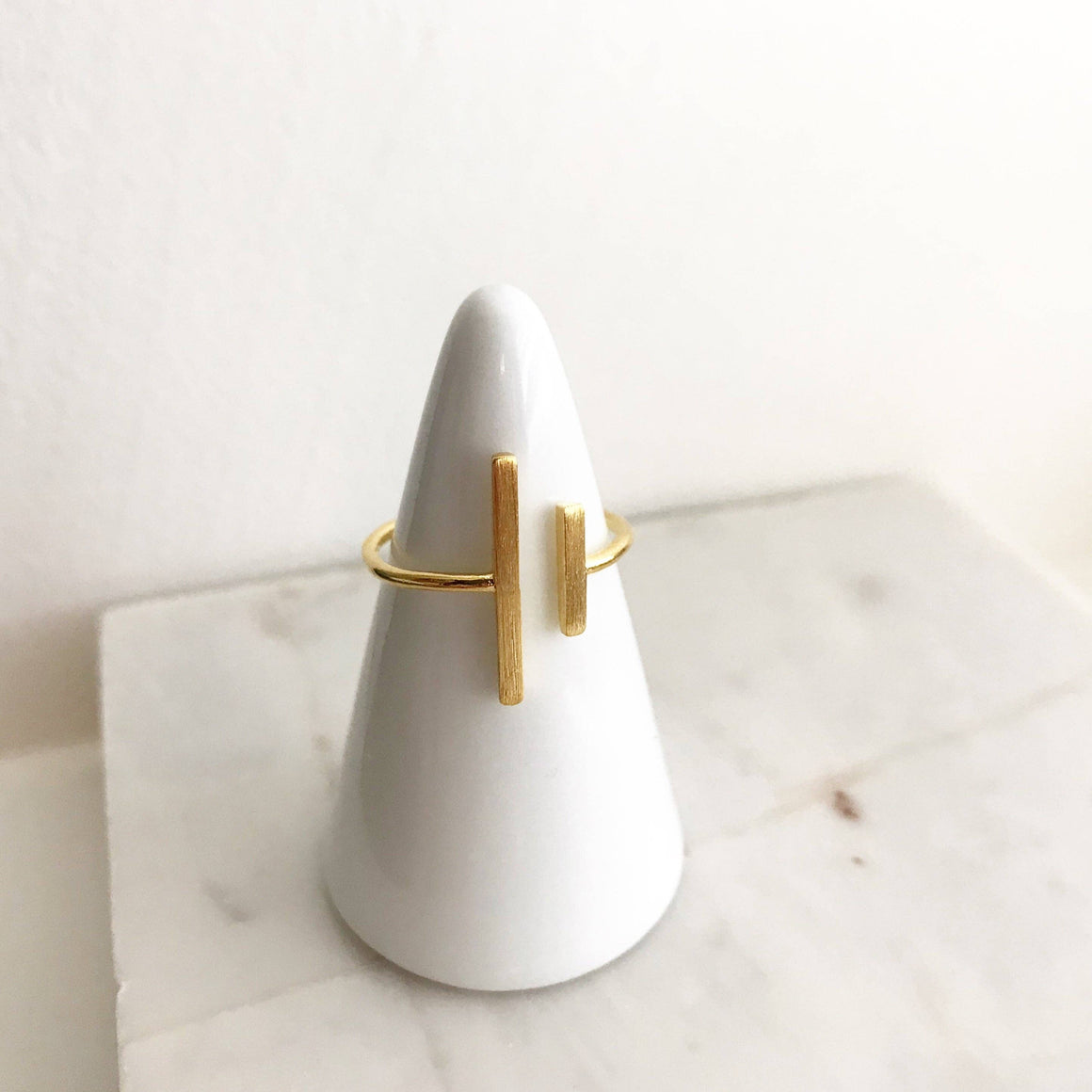 Double Bar Ring | Gold