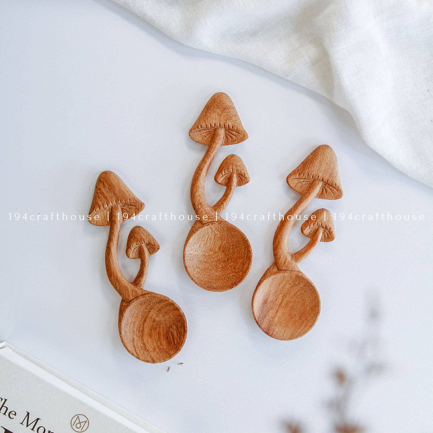 Wooden Mushroom Spoon
