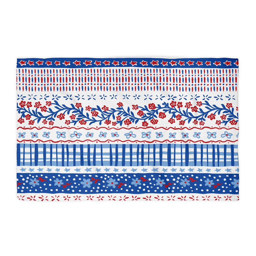 Kitchen Towel | Red White Blue Americana Print