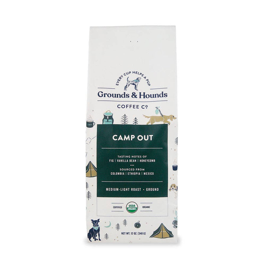 Grounds & Hounds Coffee Co.® Roast Coffee | Camp Out Summer Roast (Ground)