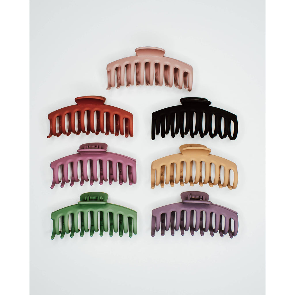 Matte Hair Claw Clip | Navy