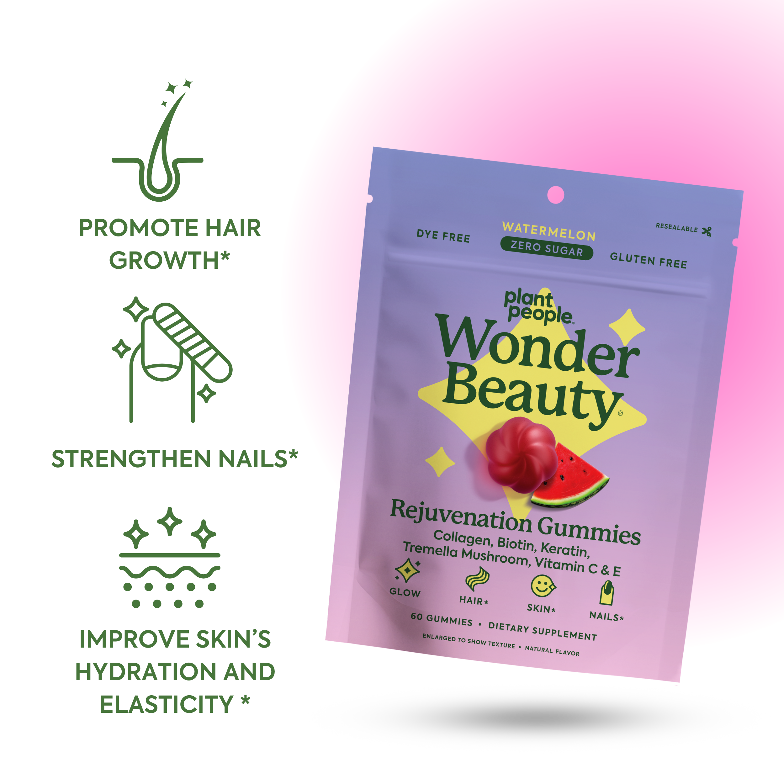 WonderBeauty - Hair, Skin & Nails Gummies