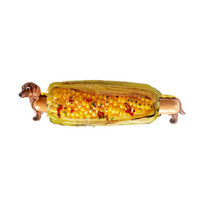 S/8 Daschund Corn Holder Set