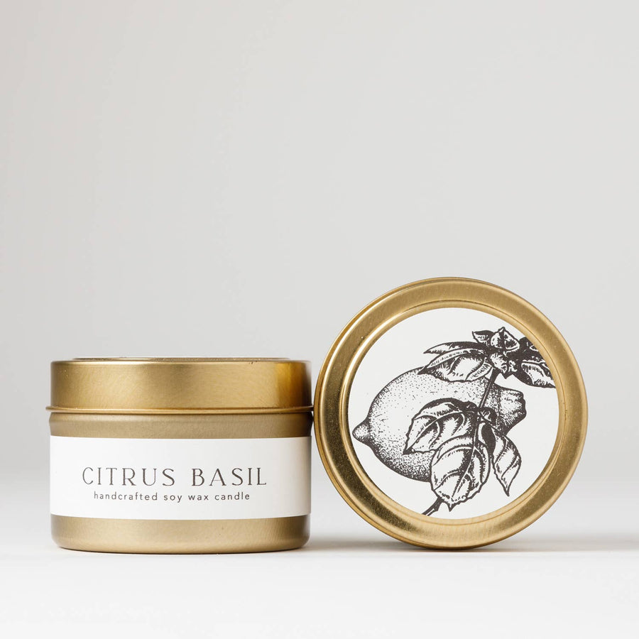 Jar Soy Candle | Citrus Basil (Spring Summer)